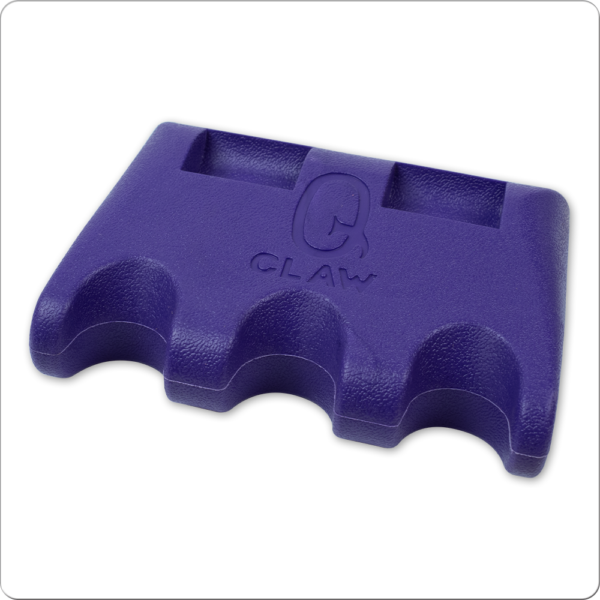 Q-Claw - 3 Cue Holder - Purple